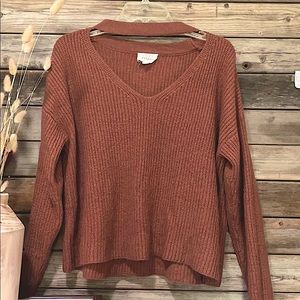Lost + Wander Women’s Madison Washed Mauve Sweater